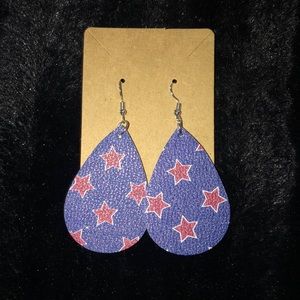 Faux Leather Earrings